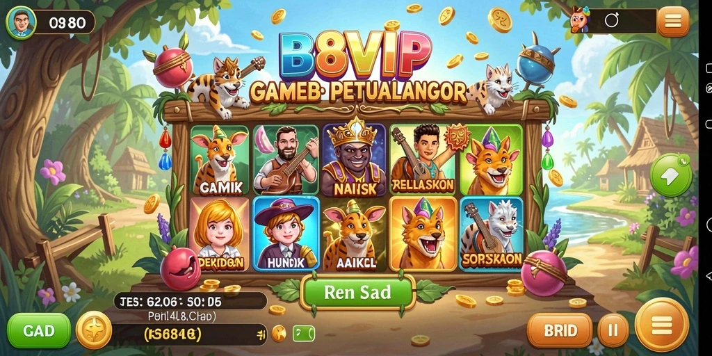 Tangkapan layar menunjukkan gameplay menawan dan menarik dari B8VIP.