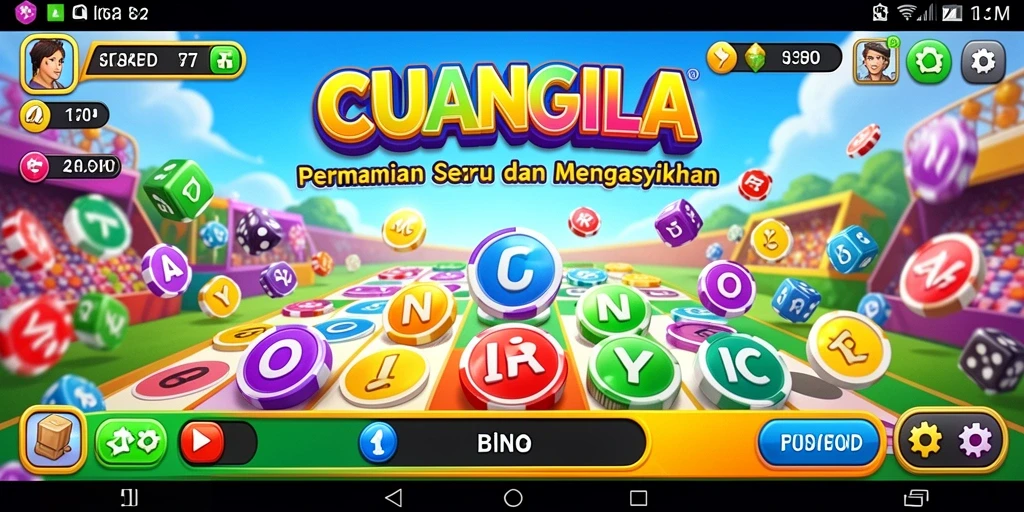 Gameplay CUANGILA menampilkan suasana Bingo yang seru dan interaktif.