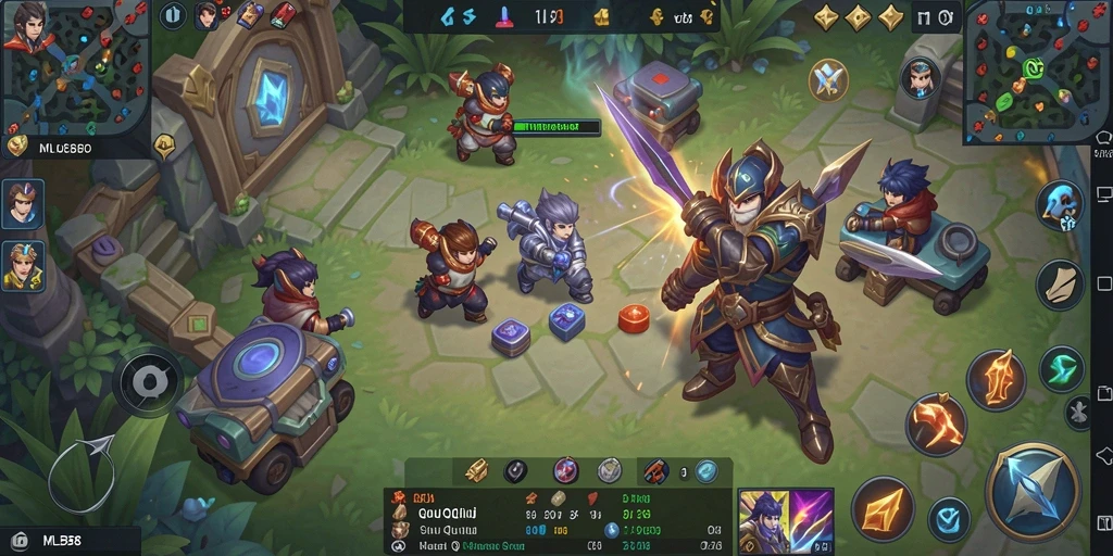 Tampilan gameplay QiuQiu yang menarik dan interaktif.