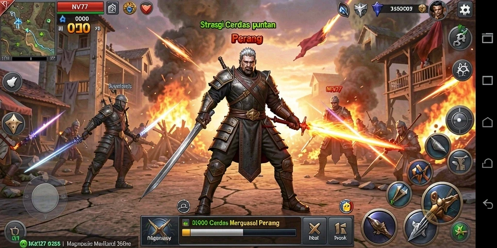 Tampilan screenshot NV77 menampilkan aksi taktik yang mendebarkan dalam gameplay.