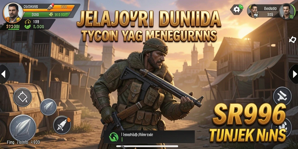 Tampilan gameplay menarik dari SR996 dalam membangun bisnis Tycoon.