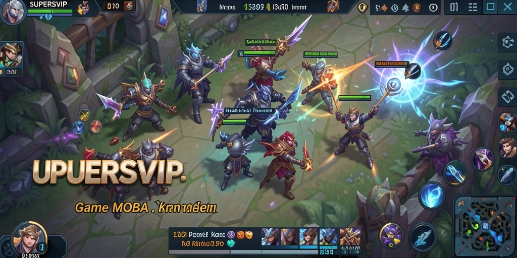 Tampilan gameplay seru dan menegangkan di SUPERSVIP.